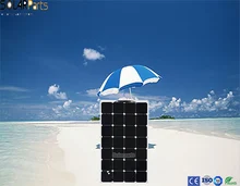 font b 100W b font semi flexible high efficiency back contact font b solar b