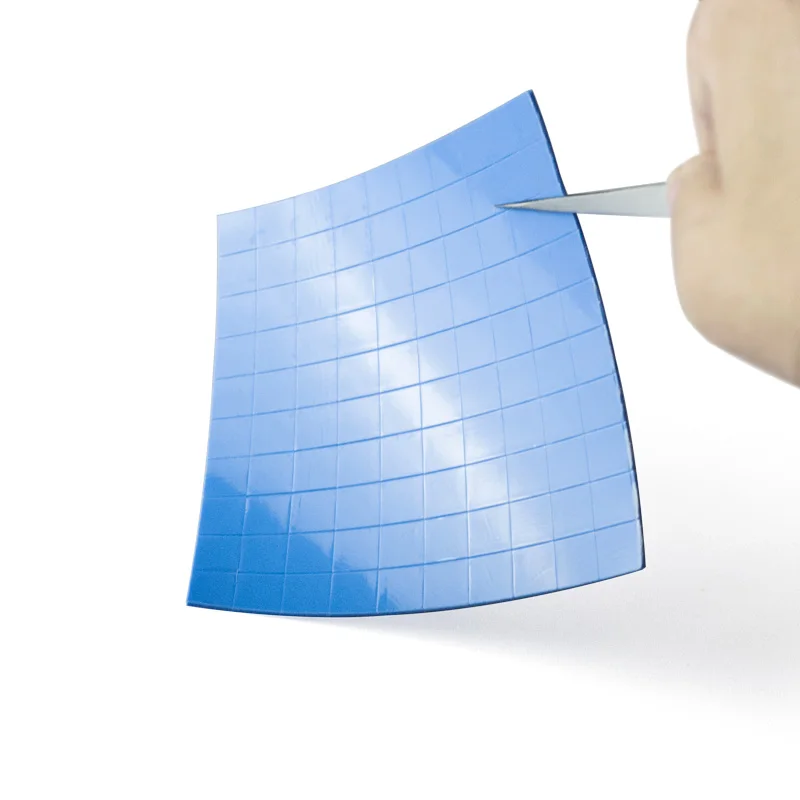 3000pcs 10x10x1MM Azul Pad Silicone Térmica Composto