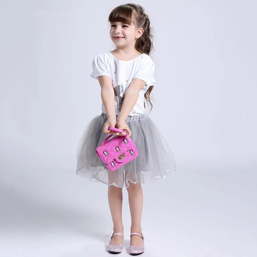

BINIDUCKLING Summer Kids Girls Clothing Set Cat Short Sleeves T-Shirt+Skirt 2PCS/Set Cotton Mesh Tutu Skirt Baby Girls Suits Set