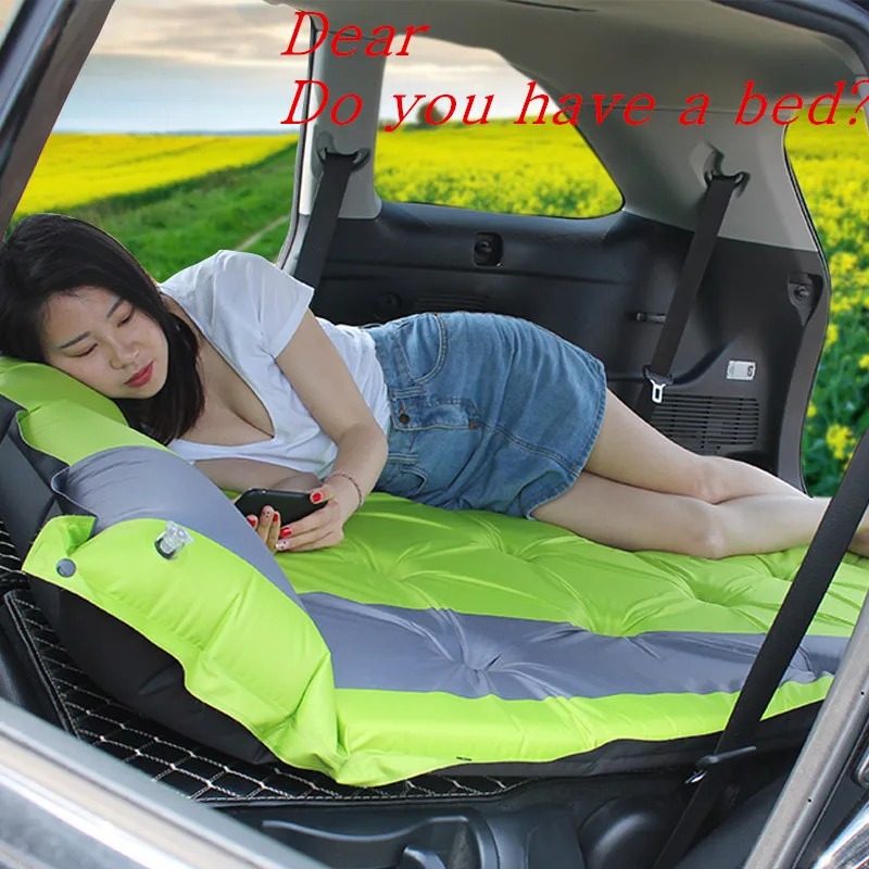 

Car Travel Bed Automatic Inflatable Cushion Outdoor Tent Sleeping Pad Mattress Portable Thickening Mat Outdoor Camping Mat