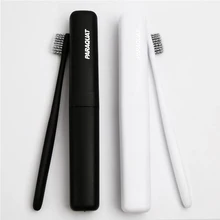 6 цветов портативная дорожная зубная щетка мягкая спиральная щетина с хранением футляр для хранения для взрослых дорожный набор зубных щеток