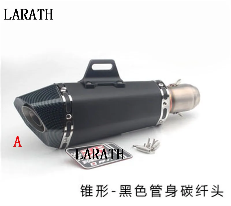 

38mm 51mm Universal akrapovic Motorcycle Exhaust Pipe Muffler for Suzuki kawasaki yamaha Honda Z750 Z7800 ninja250 CBR190 CBR500
