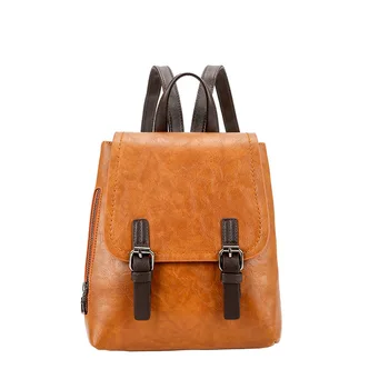 

2019 Fashion High Quality PU Leather Backpacks Women Backpack European And American Style Girls Female School Shoulder Bags