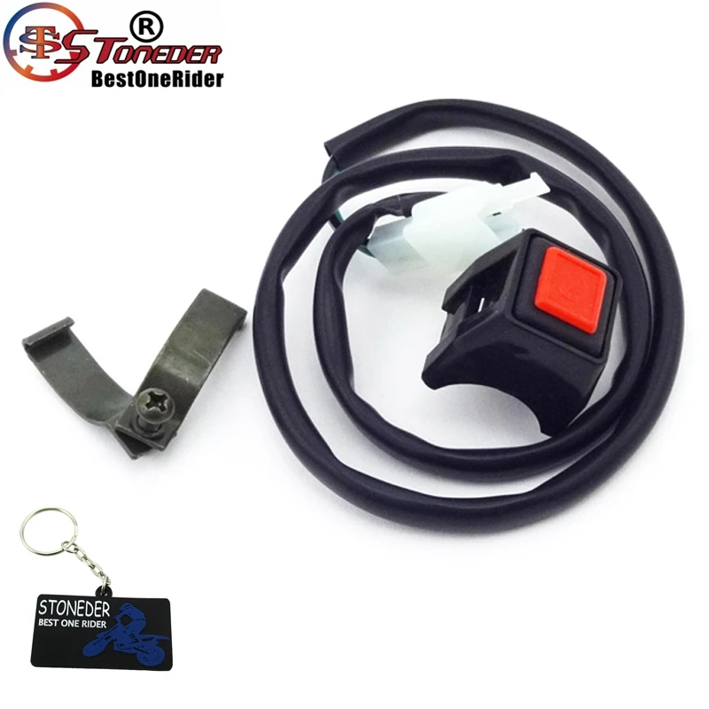 STONEDER Button Stop Kill Handle Switch For 50cc-160cc Pit Dirt Bike Motorcycle Motocross | Автомобили и мотоциклы