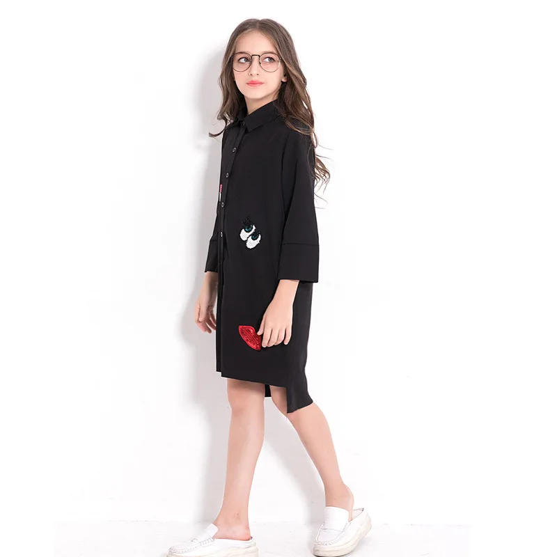 

Kids Dresses for Student Girls Toddler Girl Clothing Long Sleeve Girls Blouse Teenage Girl Clothing Spring Autumn Winter Dress