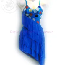 Стиль Костюмы для латинских танцев сексуальные спандекс кисточкой латинские танцевальные платья для женщин конкурс латиноамериканских танцев платья LD-99 XXS-6XL