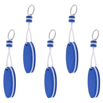

5pcs Marine Outboard Floating Keyring Sailing Kayak Fishing Surfboard Shape Marine Sailing Boat Float Sports Fan Key Chains