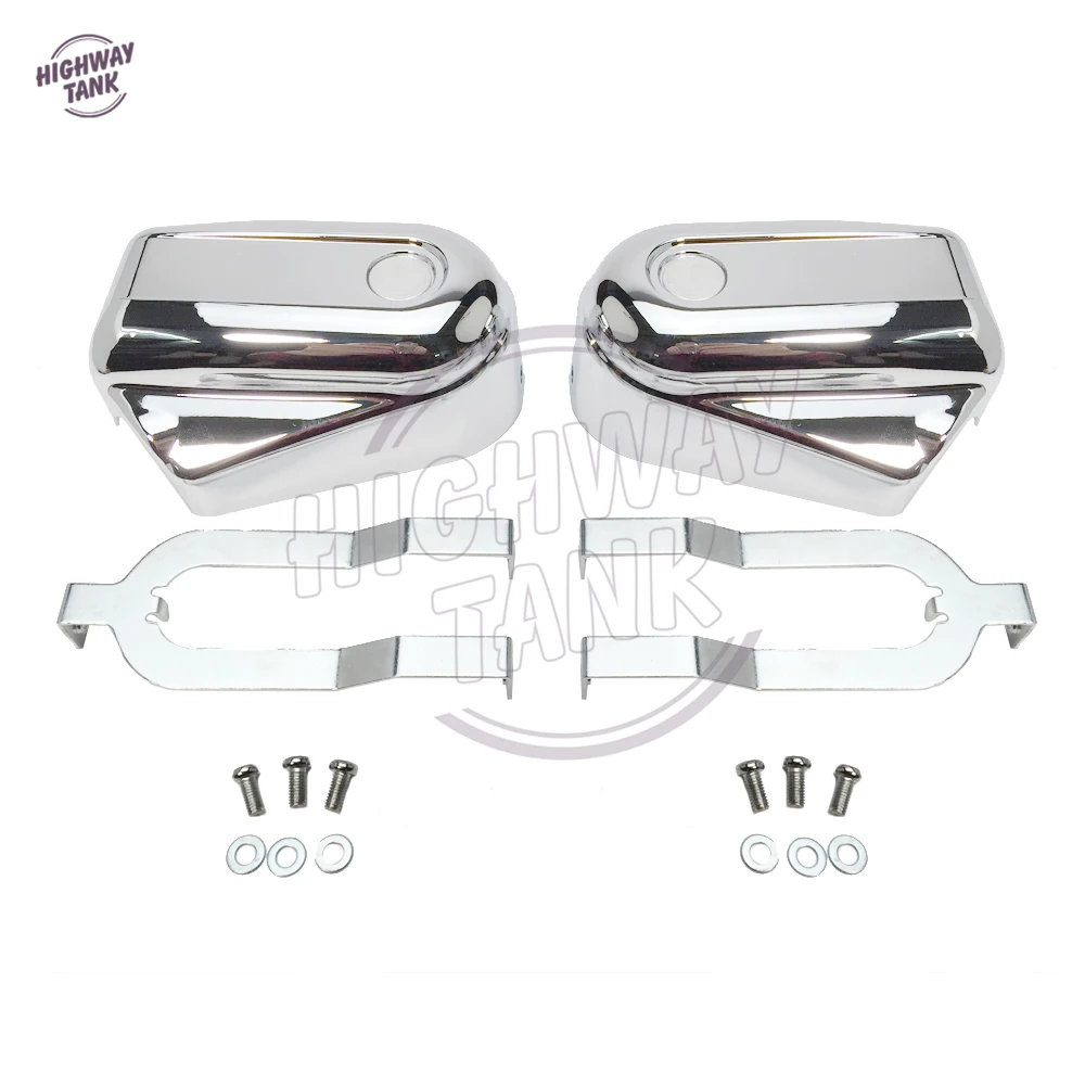 Chrome Motorcycle Bar Shield Rear Axle Covers swingarm Cap Moto Frame