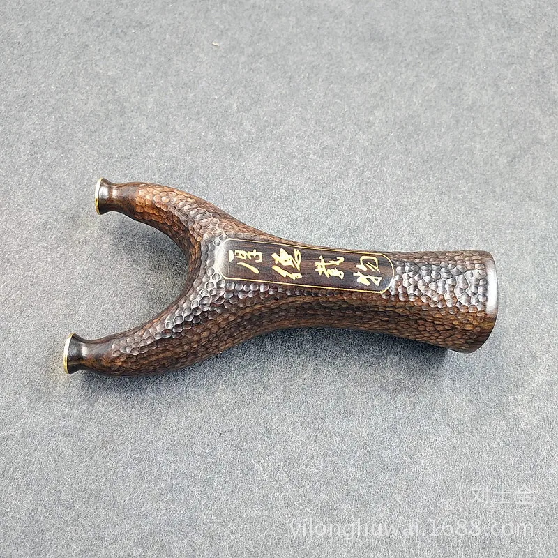 

Popular crusade of purple sandalwood slingshot with inverted copper head and Crater relief for hunting outdoor games