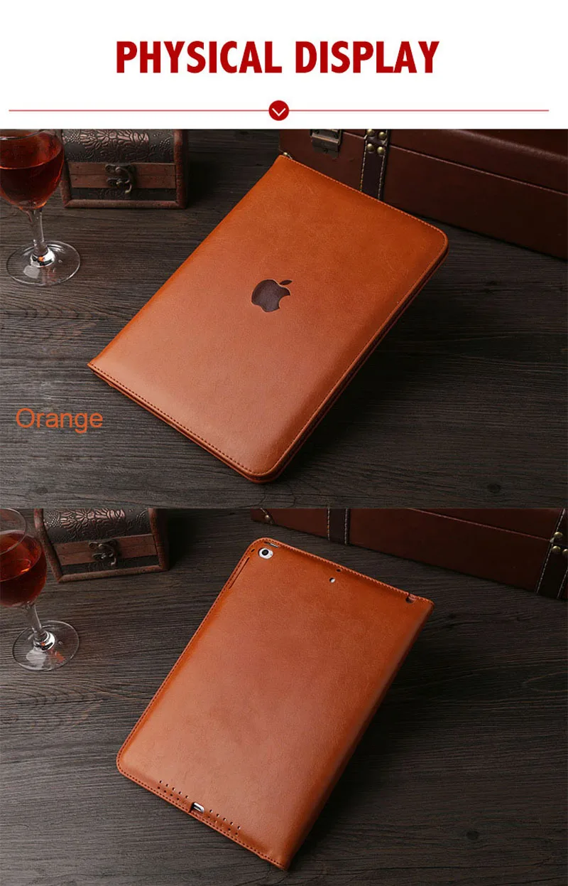 Роскошный чехол кошелек из искусственной кожи с подставкой для iPad Apple Pad 2 3 4 5
