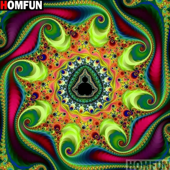 

HOMFUN Full Square/Round Drill 5D DIY Diamond Painting &quot;Religious Mandala&quot; 3D Embroidery Cross Stitch 5D Home Decor A14462