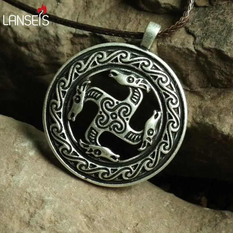 Подвеска Fylfot Pferde ожерелье амулет 1 шт.|pendant dragonfly|pendant lovejewelry pendant mounts |