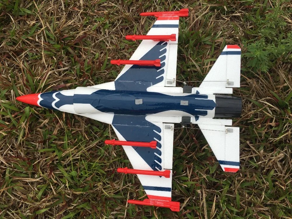 RC EDF реактивный самолет F16 50 мм