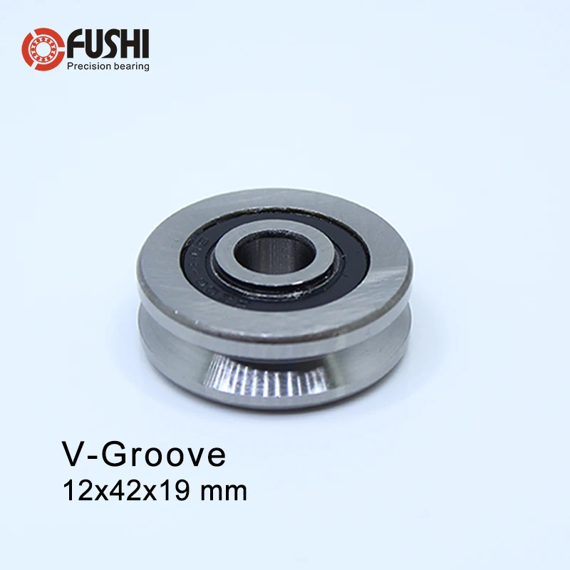 V124219 v канавкой запаянный шар подшипника (2 шт.) размер: 12*42*19 мм V10/4 V11/4 V12/4 V13/4 V14/4 V15/4