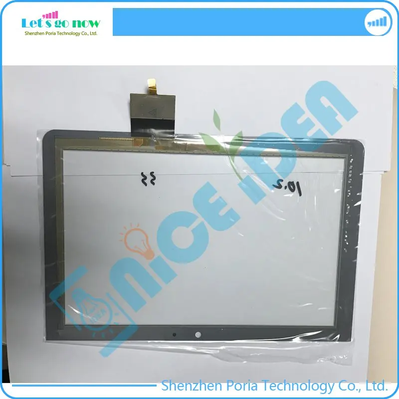 

100% новый 10,2 дюймовый сенсорный экран дигитайзер для женской белой/черной передней сенсорной панели для замены стекла планшета