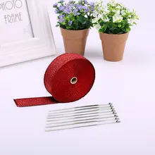 Титановый выпускной коллектор лента термическая удерживающая Автомобильная термолента