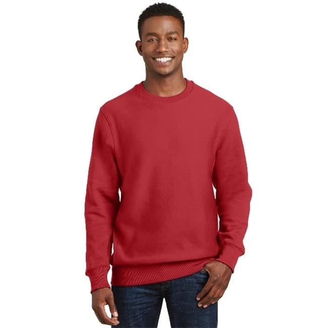 Sport-Tek F280 Mens Super Heavyweight Crewneck Sweatshirt Red - 3XL