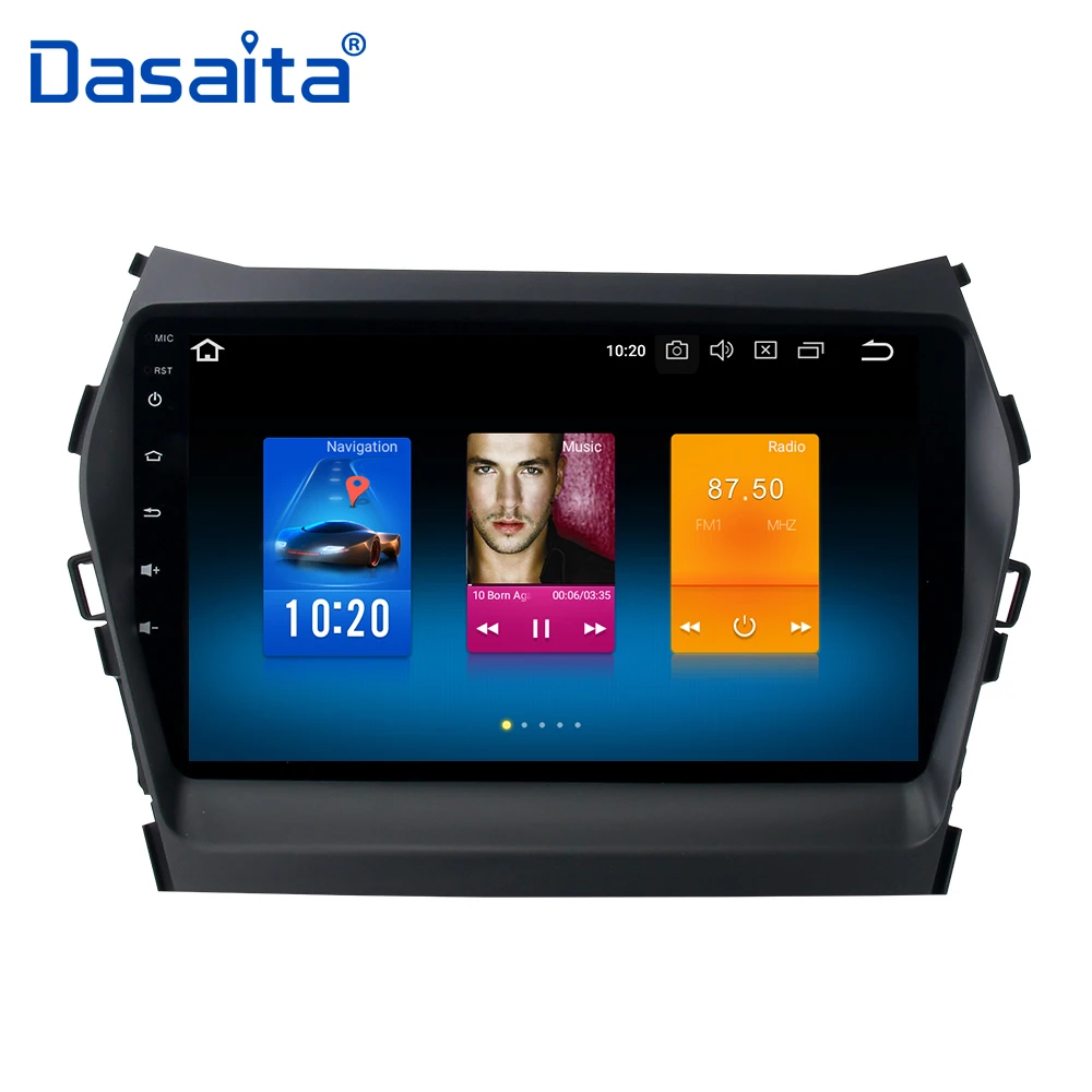 Sale 9" auto stereo multimedia Android 9.0 Car GPS Radio Player for Hyundai Santa fe IX45 2013 2014 2015 2016 with Octa Core 4G RAM 1