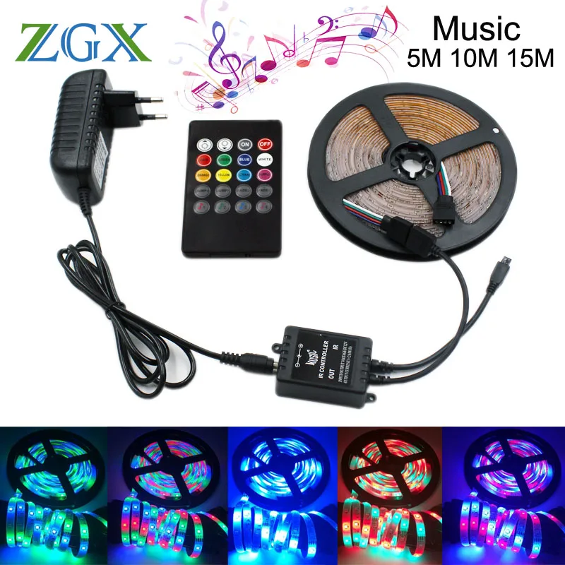 Tiras de Led decoração da fita flexível à Modelo Número : 2835 Rgb Music Led Strip