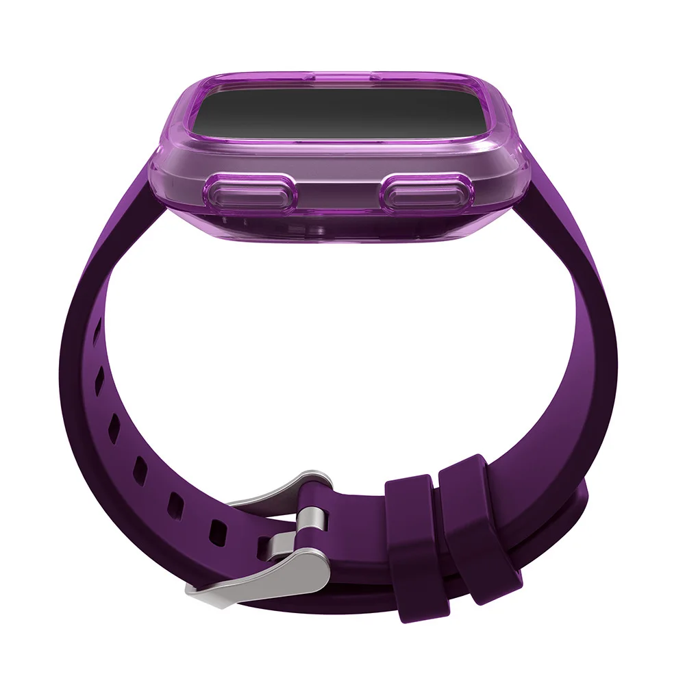 Новый высококачественный ТПУ Тонкий Смарт часы защитный чехол для Fitbit Versa