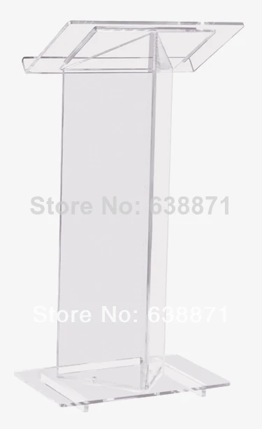 

Free Shiping Luxury Acrylic Lectern, Perspex Podium, Plexiglass Church Pulpit