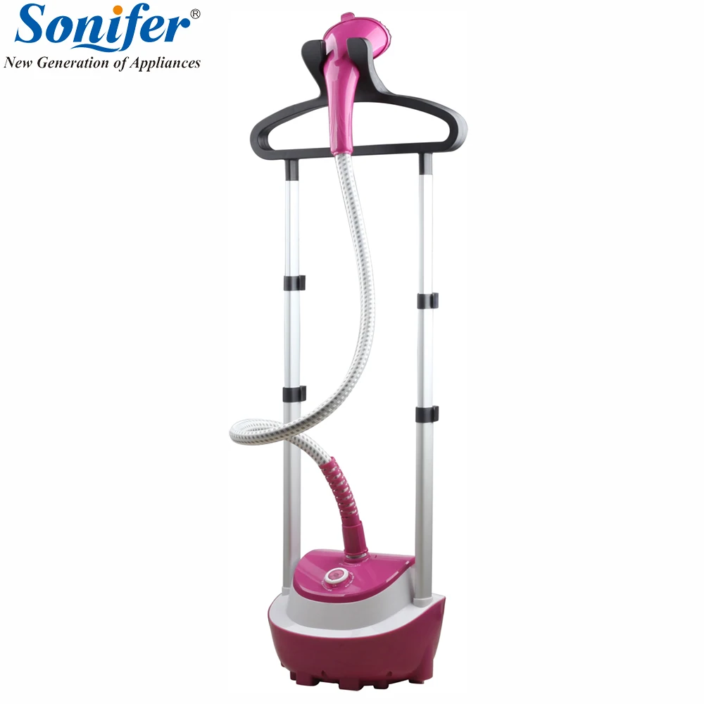 Garment Steamer Double Pole Adjustable Home Hanging Vertical Clothes