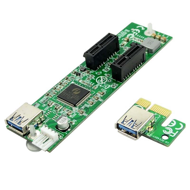 Yeni pci e y kseltici kart 1 ila 2 pci express x1 yuvas geni letme