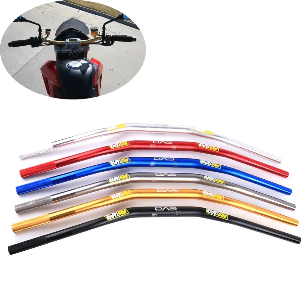 

CNC Aluminum Motorcycle Steering wheel Bar 7/8" 22mm Handle Tubes 1 1/8" 28mm Handlebar for Honda MSX 125 Kawasaki Ducati Yamaha