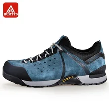 HUMTTO Мужская прогулочная обувь зимняя уличная Нескользящая износостойкая альпинистская обувь на шнуровке дышащая Треккинговая обувь