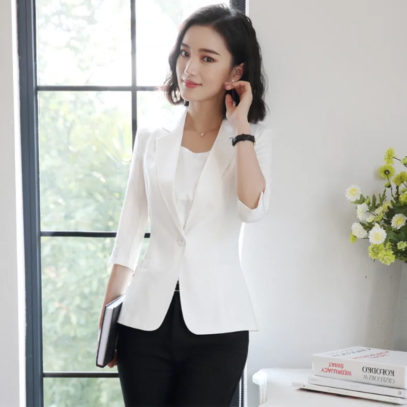 2018 Spring Female Fashion New Business OL Lady Clothing Professional Overalls Blazer Korean Style Career Women | Женская одежда