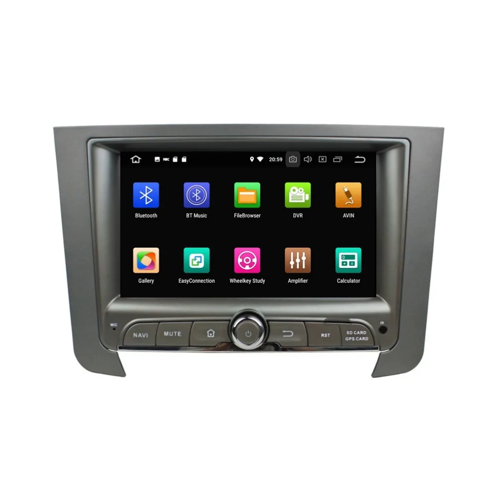 Discount Android 8.0 Car Audio DVD Player for Ssangyong Rexton 2014 2015 4GB RAM Radio GPS Bluetooth WIFI Mirror-link 32GB ROM 5