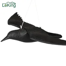 1 шт. имитация Реалистичная ворона для украшения сада охотничья приманка с крылышками домашние фермы детские игрушки для домашних животных