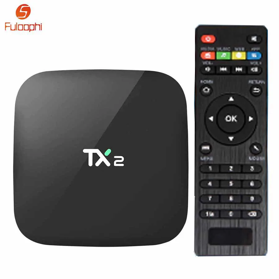 

TX2 R1 R2 Android 6.0 Smart TV Box 2GB 16GB Rockchip RK3229 Set-top Boxes Support H.265 2.4GHz WiFi BT2.0 Media Player