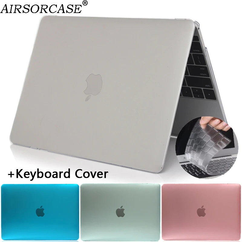 

Crystal Transparent New Touch Bar Case For Apple Macbook Air Pro Retina 11 12 13 15 Laptop Bag for Mac 13.3 inch Keyboard Cover