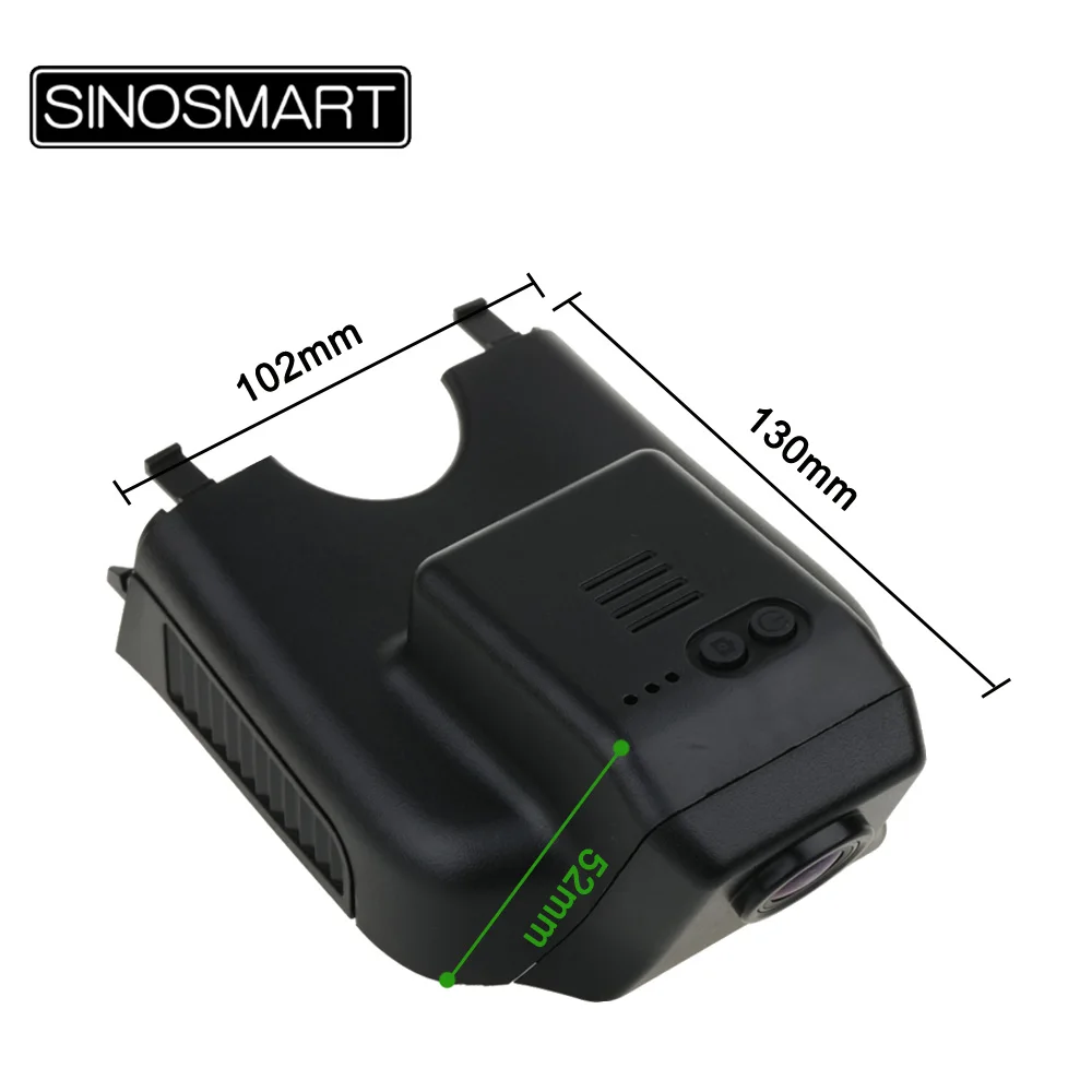 US $57.76 SINOSMART Car Wifi DVR for Mercedes Benz R 2015 ML GL w164 x164 20062012 Mb GL 2008 2010 Hidden Installation App Control