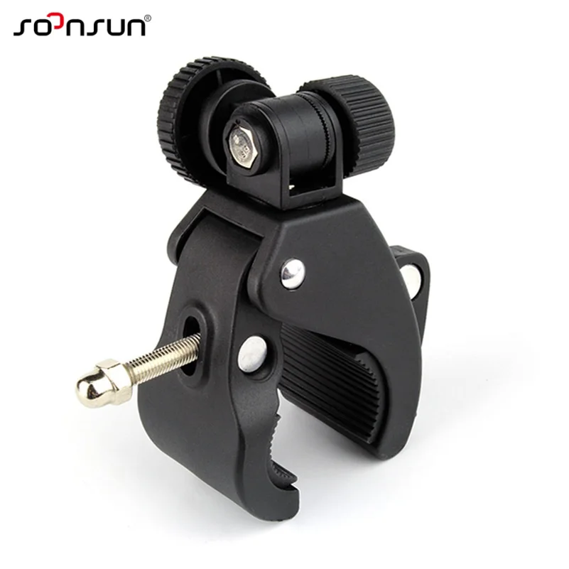 SOONSUN держатель штатива на руль мотоцикла для GoPro Hero 9 8 7 6 5 4 3 2018 Yi DJI OSMO