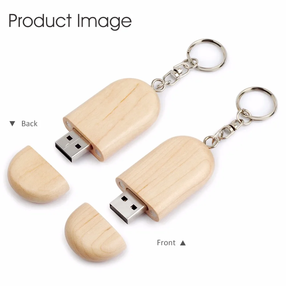 LEIZHAN брелок USB флеш накопитель Woonden 64 ГБ 32 16 8 4 usb карта памяти флешка подарок