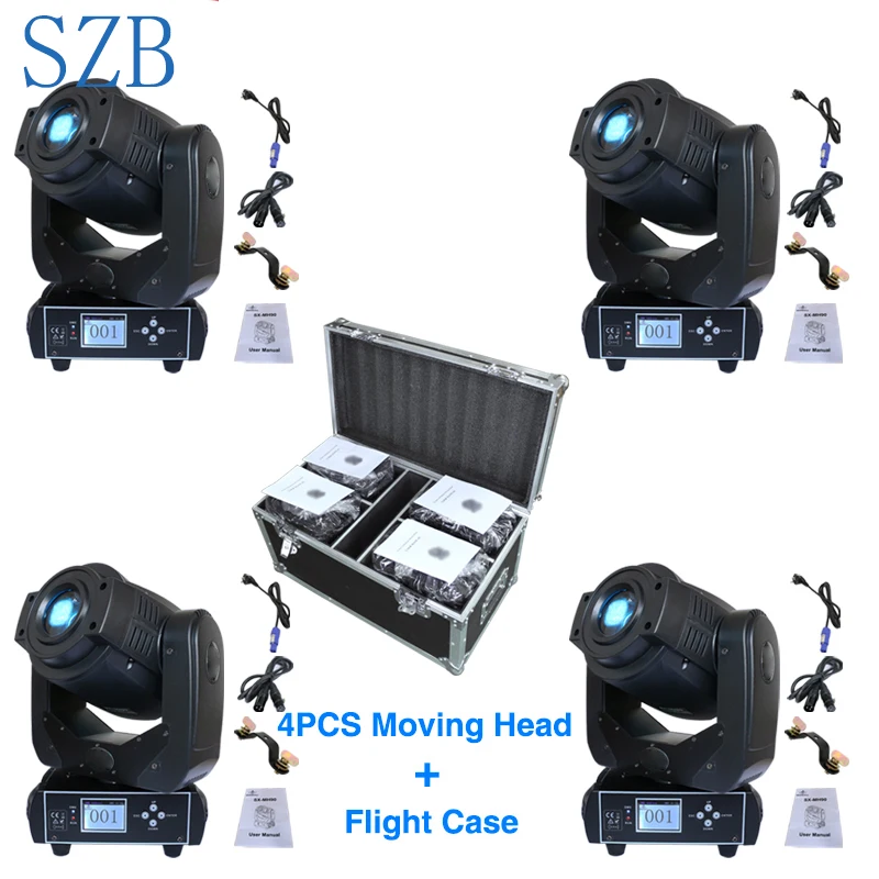 SZB кейс 4in1 для 90 Вт лир гсветодио дный обо Moving Head Light 6/16 канала сцены театр