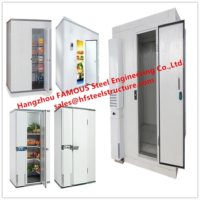 

Modular Kitchen Small Cold Room With Refrigeration Unit Food Storage Cold Chamber For Restuarant Use