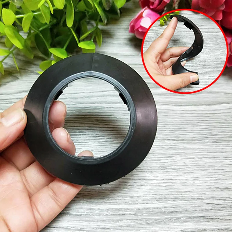 2pcs Round 4 points faucet cover plate plastic wall hole decorative cover for angle valve pipe protection kitchen accessories