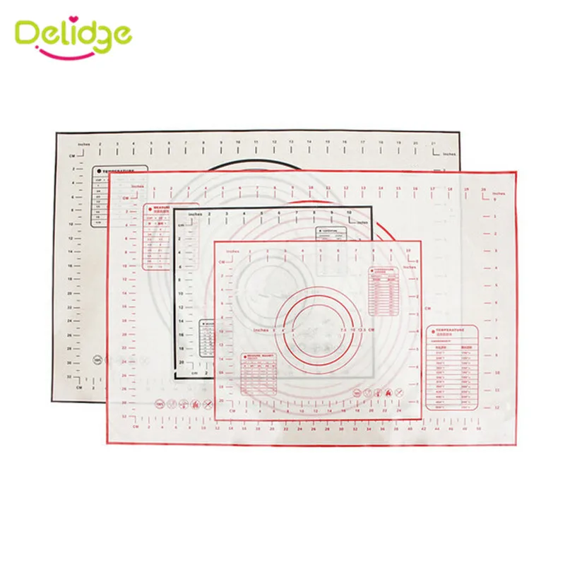 Выпечки простыни Rolling тесто Кондитерские пирожные подкладка под посуду для выпечки Силиконовые термостойкий Коврик паста муки стол Pad кухня пособия по кулинарии инструменты