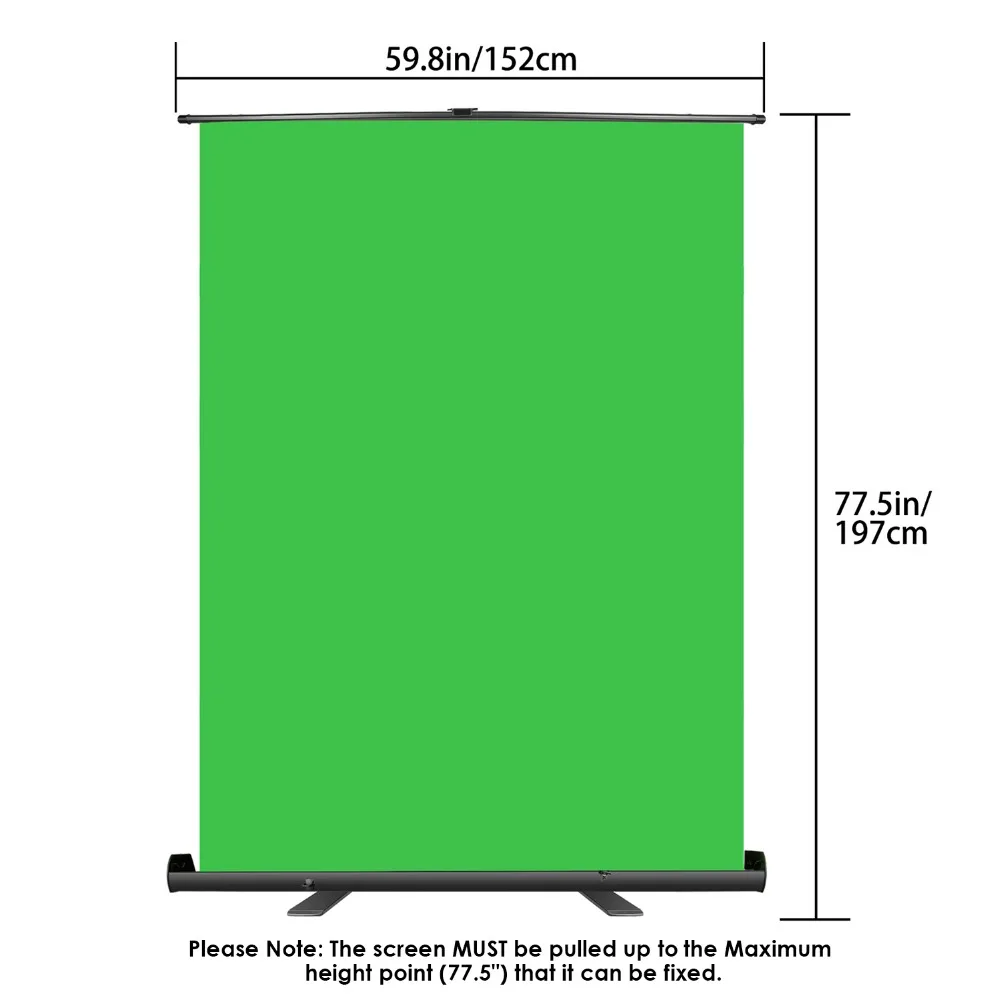 Neewer зеленый экран фон-Складная хромакей фоновая панель с автоматической фиксацией рамы, устойчивый к морщинкам хромакей-зеленый