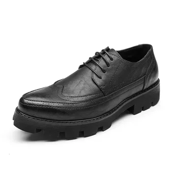 

Men Office Shoes Men Spring Genuine Leather High Quality Fashion Brand Comfortable Designer Shoes #MPX8116112