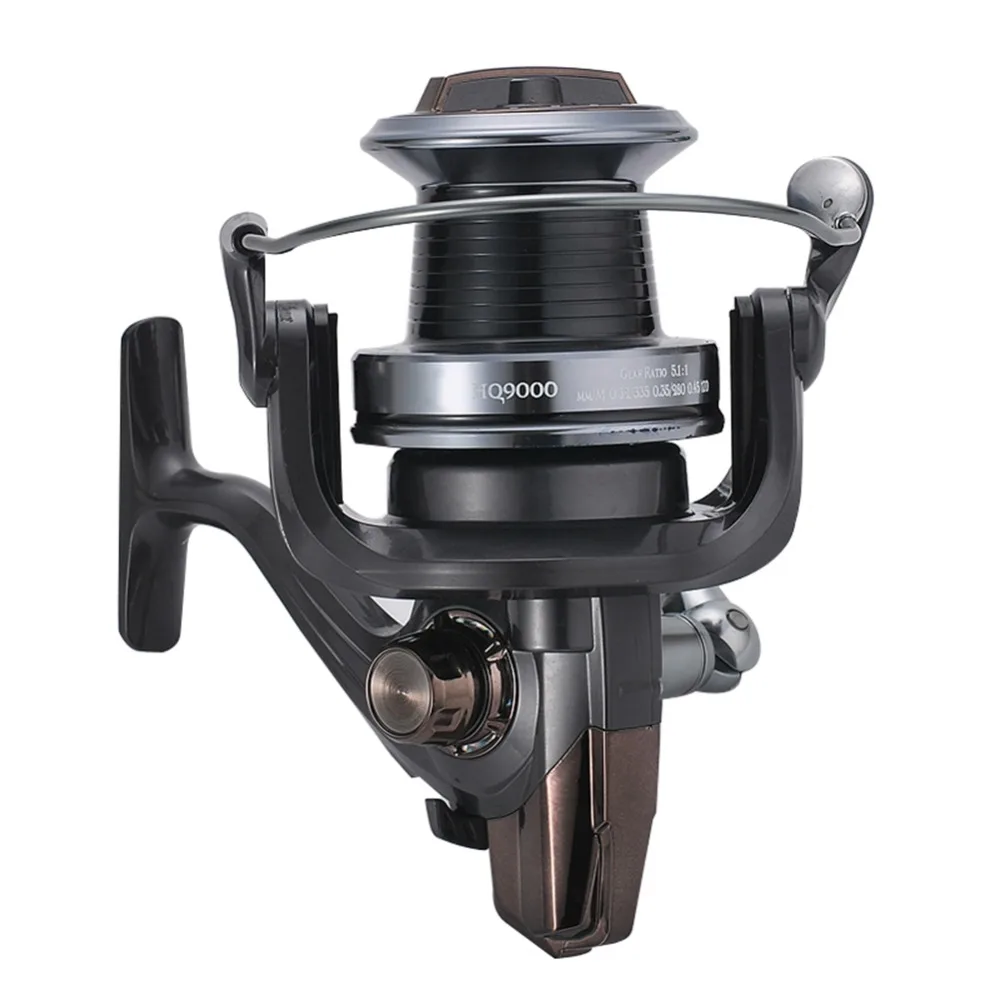 Metal 13+1BB Long Shot Spinning Fish Reel Baitcasting Left Right Hand Changeable Throwing Carp Fishing Reel Wheel