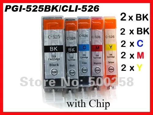 10 pcs New Compatible ink cartridge for Canon PIXMA Printer IP4800 IP4850 IP4950 IX6250 IX6650