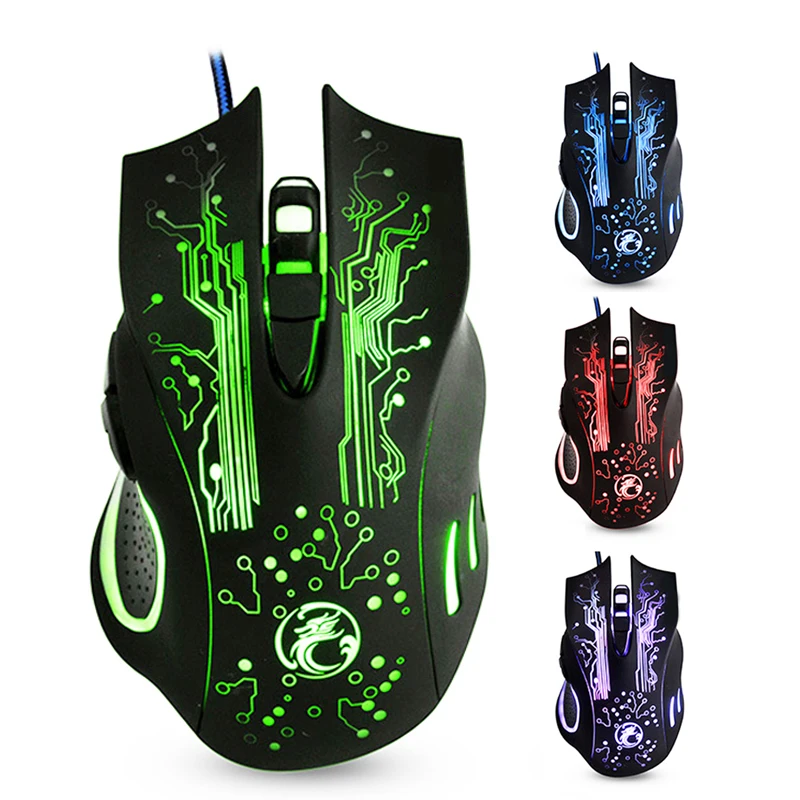 Gaming Mouse Computer Mouse Gamer 5000DPi Optical USB