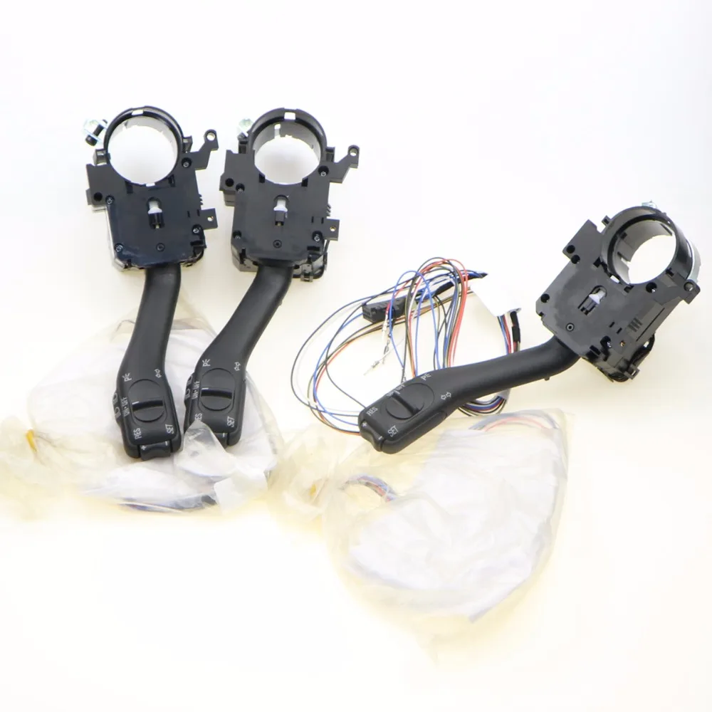 

3 Set VW Golf 4 Jetta MK4 Bora 2015 Cruise Control System Stalk Handle Switch 18G 953 513 A Wire Harness Connector 1J1 970 011 F