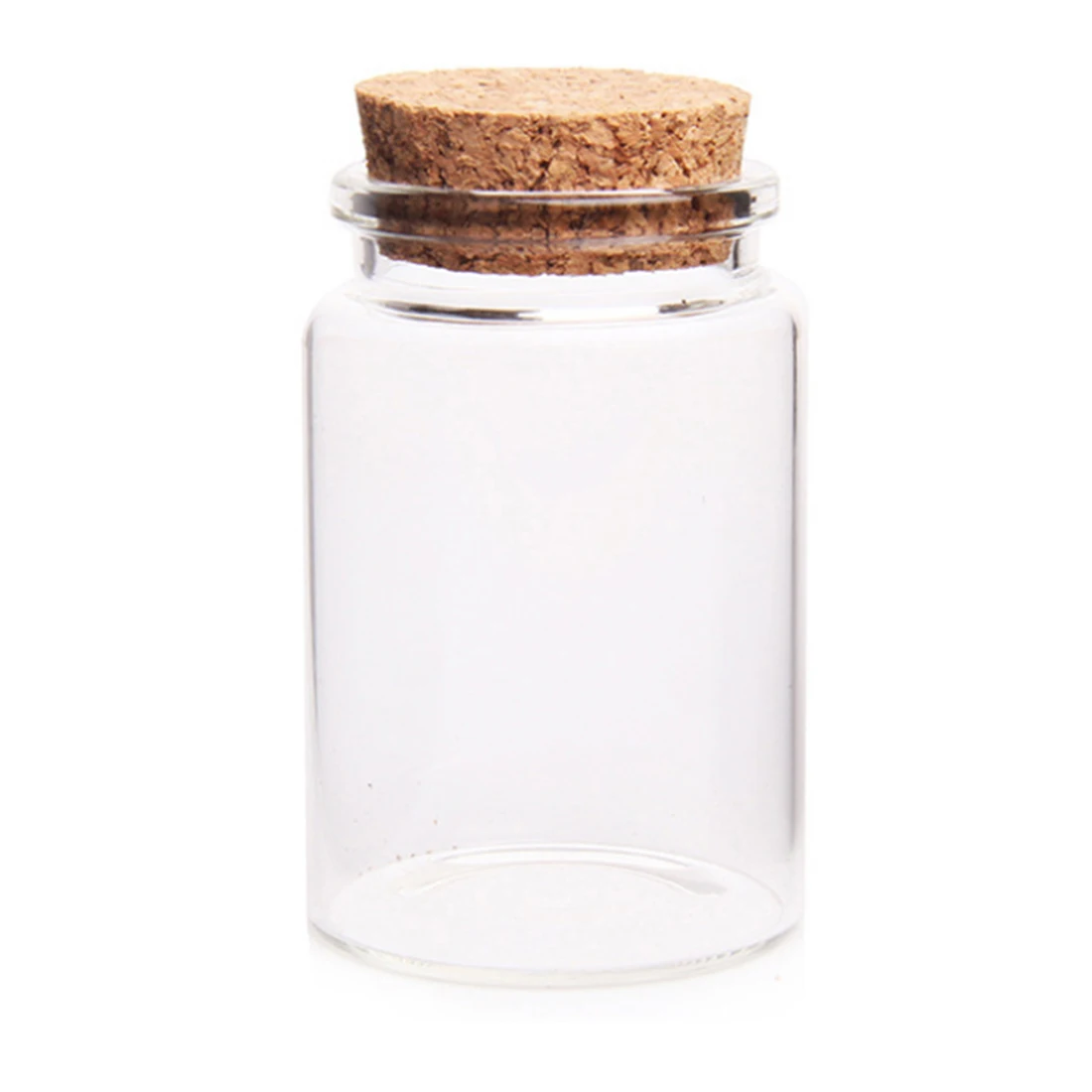 Download Hot Selling 47*70MM 80ML Empty Glass Bottles Jars with Cork Stoppers for DIY Craft Decorative ...