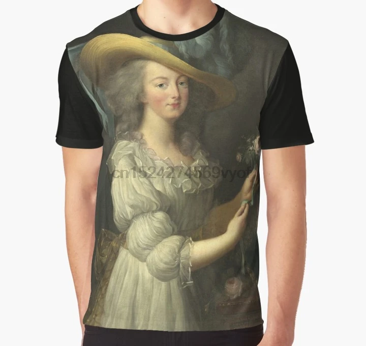 

All Over Print Women T Shirt Men Funny tshirt Elisabeth Louise Vigee - Lebrun - Marie - Antoinette Graphic T-Shirt