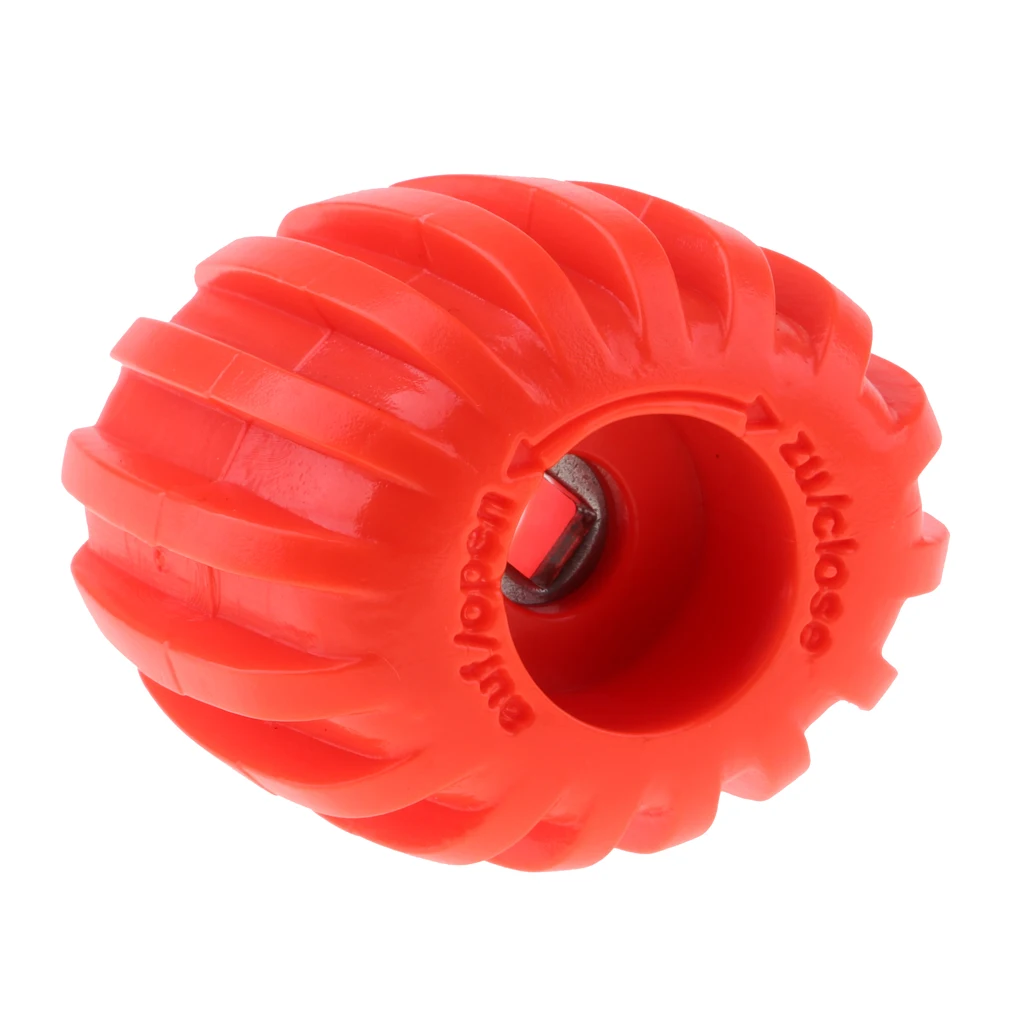 Scuba Diving Tank Cylinder Valve Knob (I.D 22.90MM ABS) Oval Design for Great Grip ABS Plastic OD:37mm